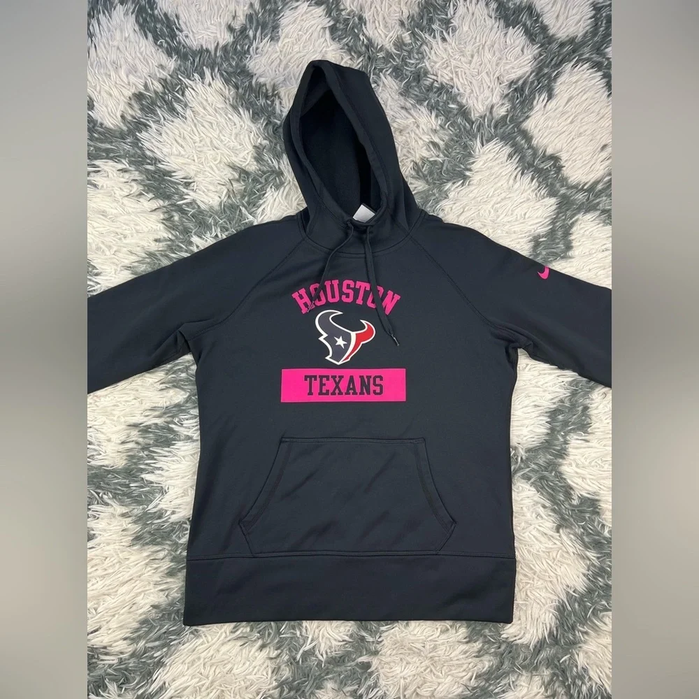 Nike Women's Black Houston Texans Hoodie Sweatshirt Size Medium